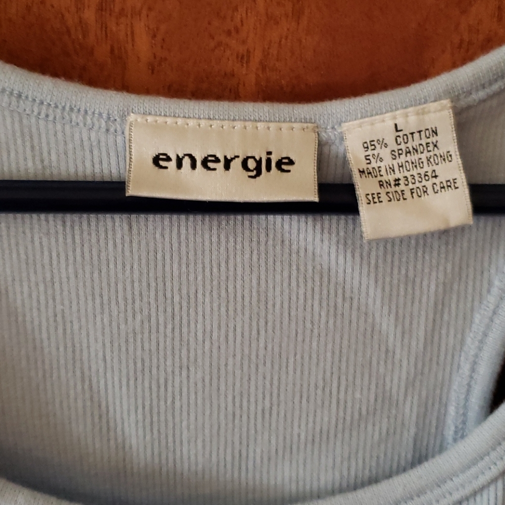 90s VTG Ribbed Racerback Tank Top - Picture 2 of 3